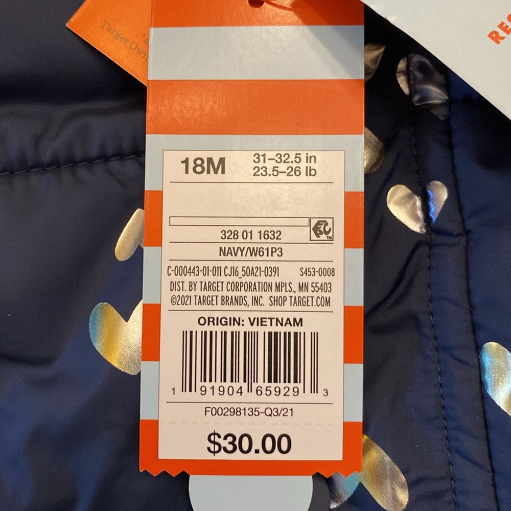 Cat & Jack Outerwear Coat | NWT - Picture 4 of 8